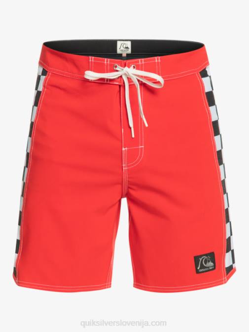 Quiksilver PJ4H176 moški rdeča z visokim tveganjem originalne kratke hlače arch 18