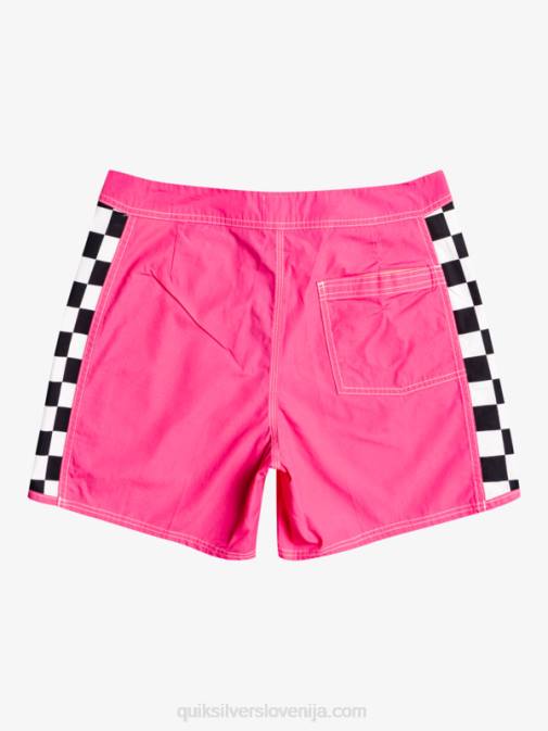 Quiksilver PJ4H1781 moški šokantno roza originalne kratke hlače arch 16