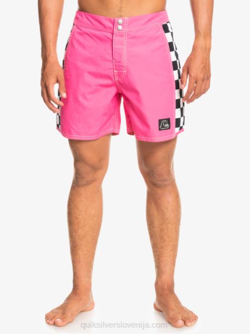 Quiksilver PJ4H1781 moški šokantno roza originalne kratke hlače arch 16