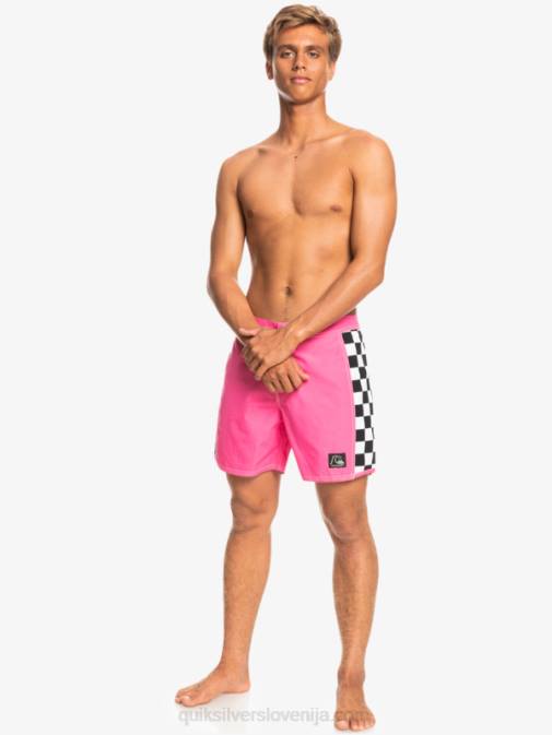 Quiksilver PJ4H1781 moški šokantno roza originalne kratke hlače arch 16