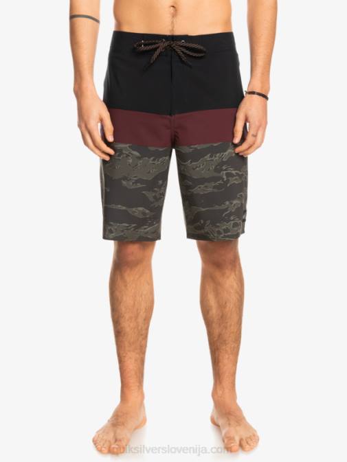 Quiksilver PJ4H1785 moški Črna deskarske hlače surfsilk panel 20
