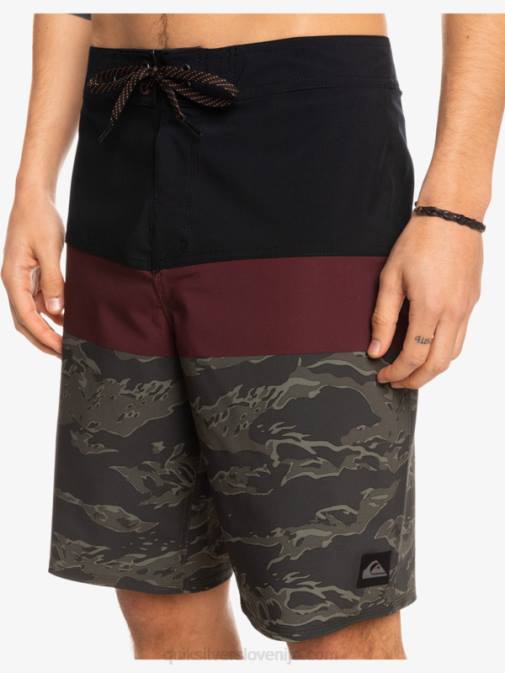 Quiksilver PJ4H1785 moški Črna deskarske hlače surfsilk panel 20