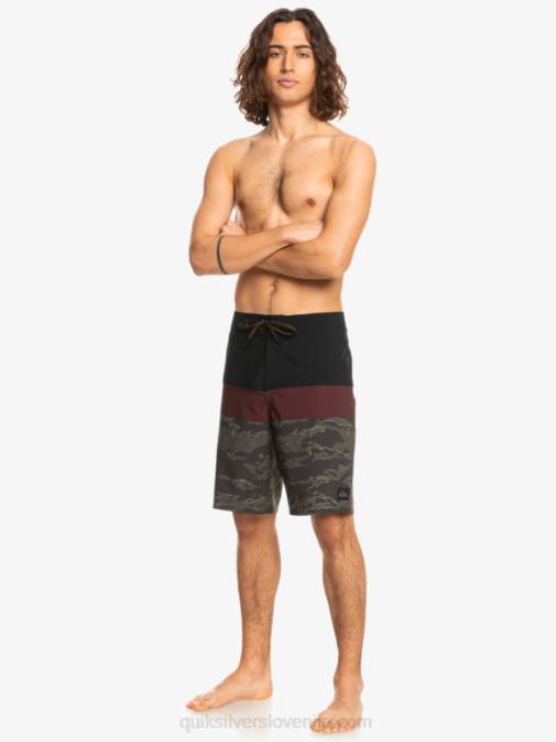 Quiksilver PJ4H1785 moški Črna deskarske hlače surfsilk panel 20