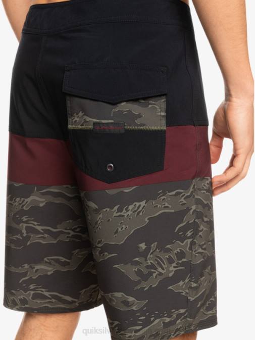 Quiksilver PJ4H1785 moški Črna deskarske hlače surfsilk panel 20