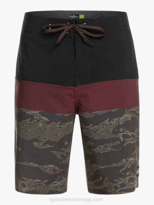 Quiksilver PJ4H1785 moški Črna deskarske hlače surfsilk panel 20