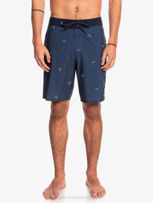 Quiksilver PJ4H1811 moški insignija modra surfsilk je razmaknil 19 hlač za desko