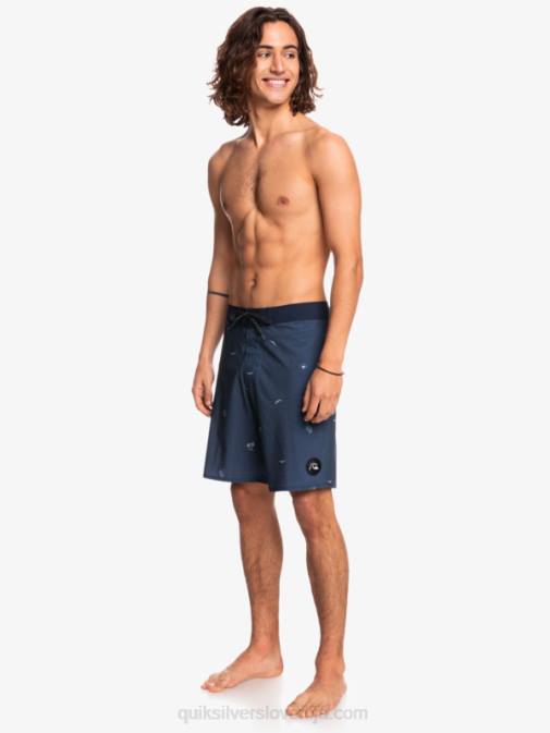 Quiksilver PJ4H1811 moški insignija modra surfsilk je razmaknil 19 hlač za desko