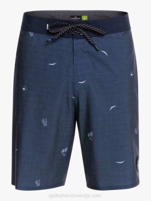 Quiksilver PJ4H1811 moški insignija modra surfsilk je razmaknil 19 hlač za desko