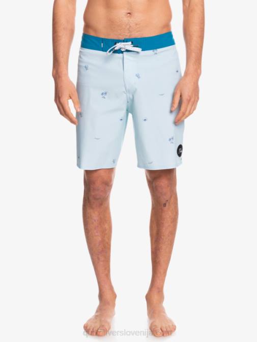 Quiksilver PJ4H1812 moški modro siva surfsilk je razmaknil 19 hlač za desko