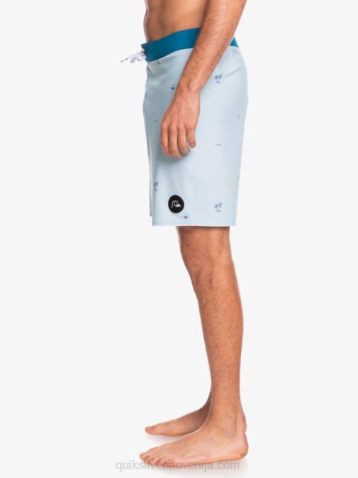 Quiksilver PJ4H1812 moški modro siva surfsilk je razmaknil 19 hlač za desko