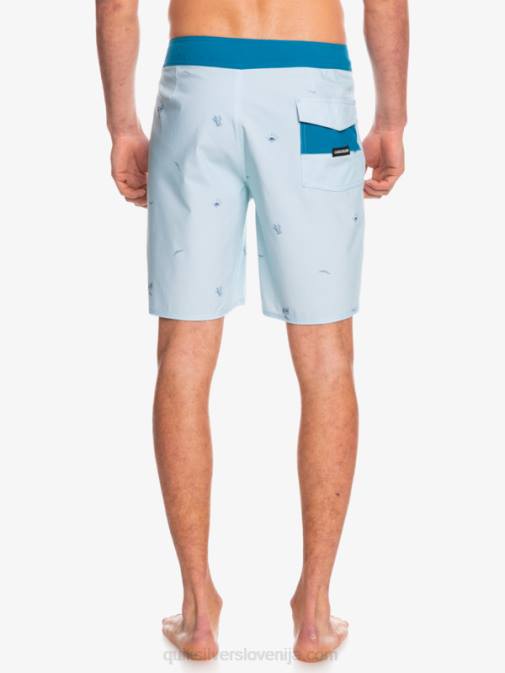 Quiksilver PJ4H1812 moški modro siva surfsilk je razmaknil 19 hlač za desko
