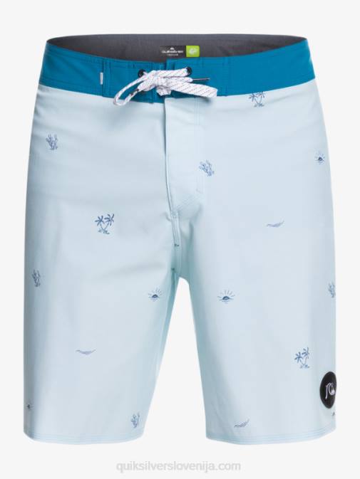 Quiksilver PJ4H1812 moški modro siva surfsilk je razmaknil 19 hlač za desko