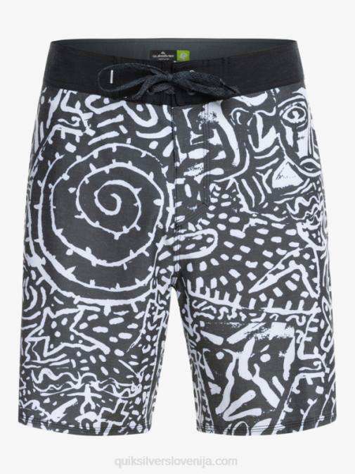 Quiksilver PJ4H1814 moški Črna hempstretch 69 18 deske kratke hlače