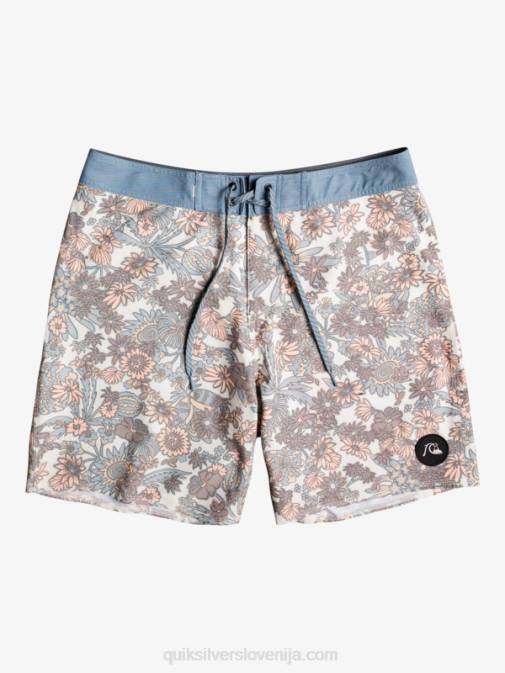 Quiksilver PJ4H1815 moški starinsko bela hempstretch 69 18 deske kratke hlače