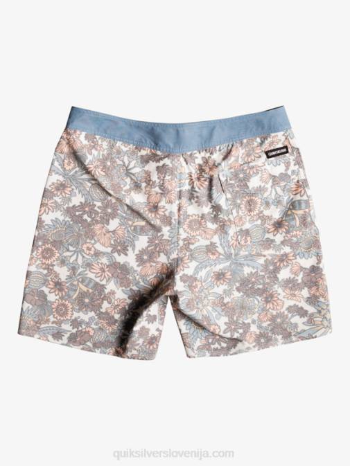Quiksilver PJ4H1815 moški starinsko bela hempstretch 69 18 deske kratke hlače