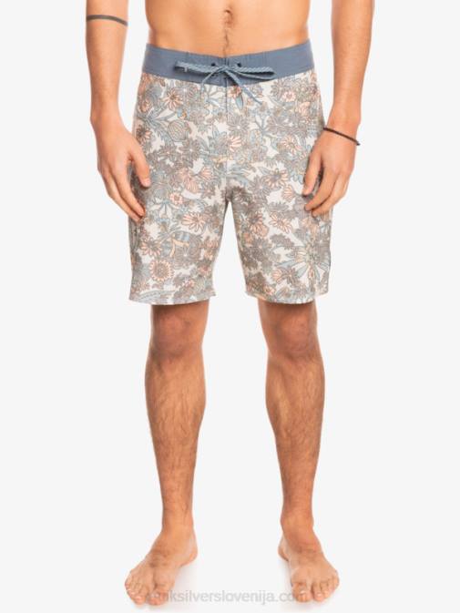 Quiksilver PJ4H1815 moški starinsko bela hempstretch 69 18 deske kratke hlače