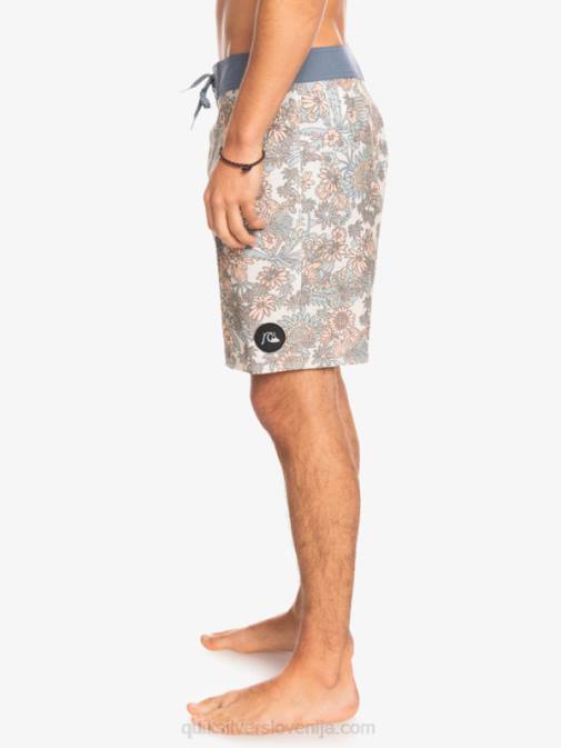 Quiksilver PJ4H1815 moški starinsko bela hempstretch 69 18 deske kratke hlače