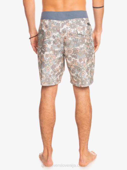 Quiksilver PJ4H1815 moški starinsko bela hempstretch 69 18 deske kratke hlače