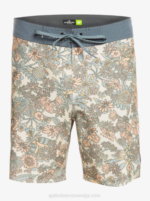 Quiksilver PJ4H1815 moški starinsko bela hempstretch 69 18 deske kratke hlače