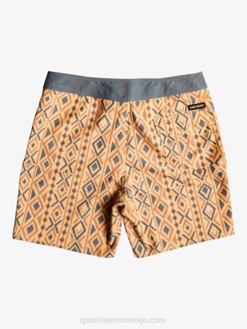 Quiksilver PJ4H1816 moški oker hempstretch 69 18 deske kratke hlače