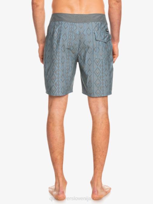Quiksilver PJ4H1817 moški kapitani modri hempstretch 69 18 deske kratke hlače