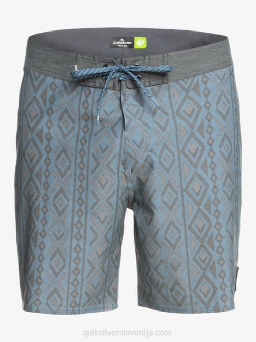 Quiksilver PJ4H1817 moški kapitani modri hempstretch 69 18 deske kratke hlače