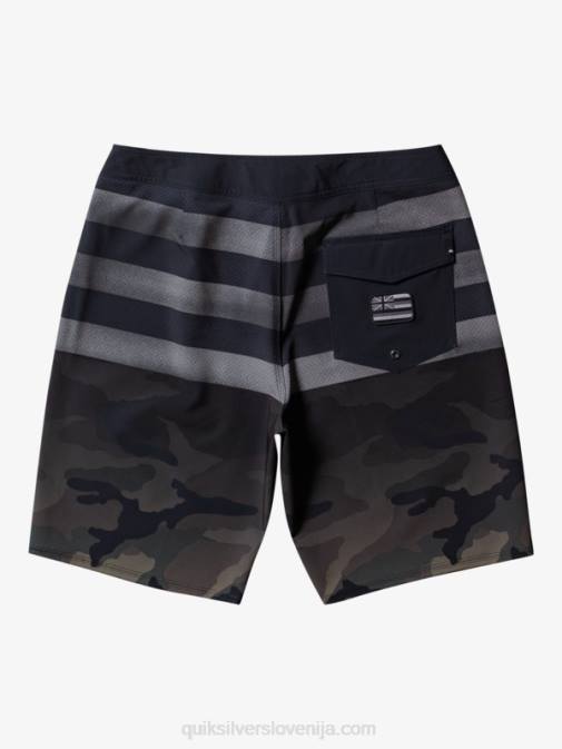 Quiksilver PJ4H181 moški Črna deskarske hlače surfsilk hawaii pride 20
