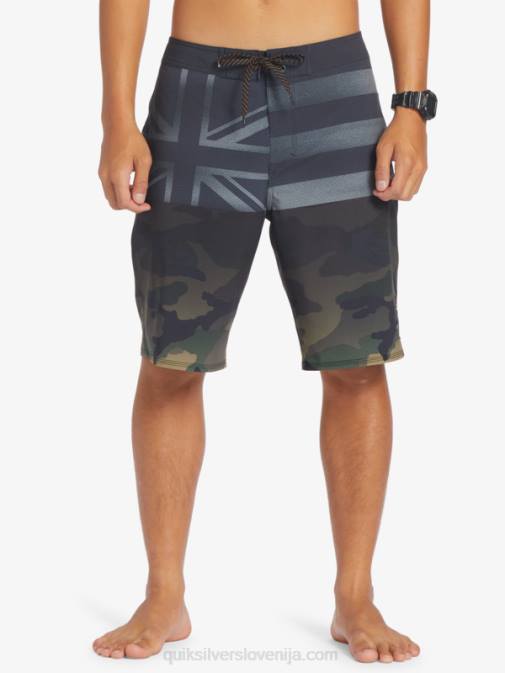 Quiksilver PJ4H181 moški Črna deskarske hlače surfsilk hawaii pride 20