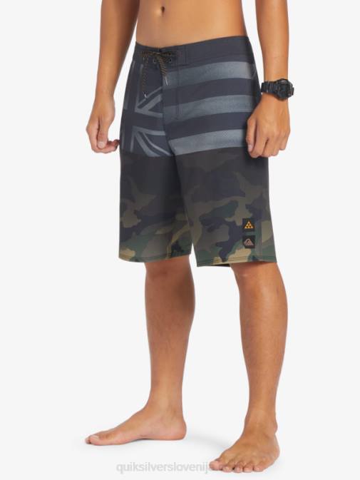 Quiksilver PJ4H181 moški Črna deskarske hlače surfsilk hawaii pride 20