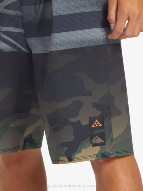 Quiksilver PJ4H181 moški Črna deskarske hlače surfsilk hawaii pride 20