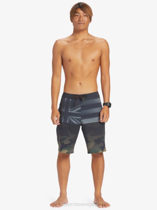 Quiksilver PJ4H181 moški Črna deskarske hlače surfsilk hawaii pride 20