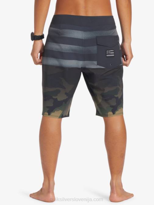 Quiksilver PJ4H181 moški Črna deskarske hlače surfsilk hawaii pride 20