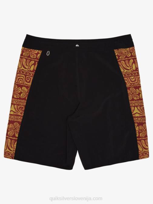 Quiksilver PJ4H1820 moški črna pečina bs kratke hlače za desko waterman cliffside 19