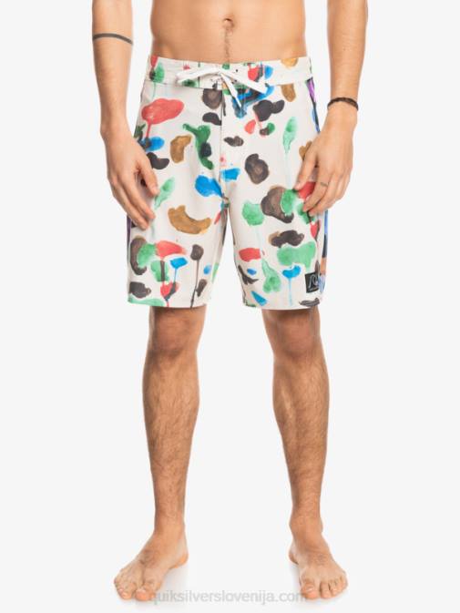 Quiksilver PJ4H1822 moški natas kaupas - breza originalne kratke hlače iz konoplje iz praznega platna 18