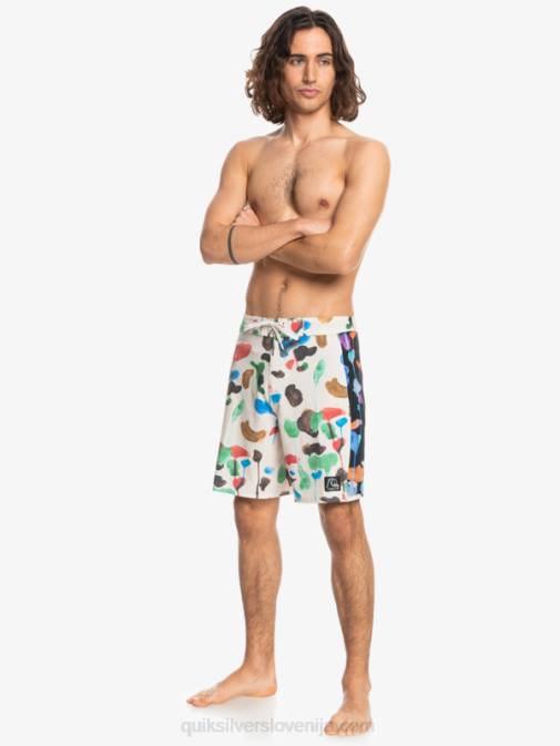 Quiksilver PJ4H1822 moški natas kaupas - breza originalne kratke hlače iz konoplje iz praznega platna 18