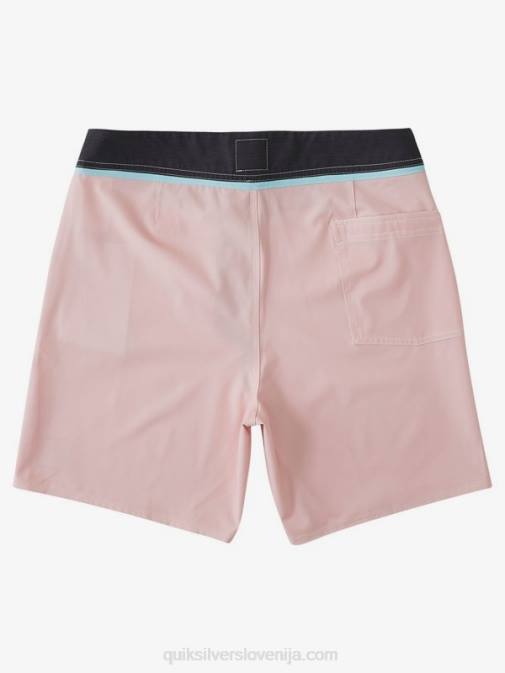 Quiksilver PJ4H1829 moški nežno roza reciklirane deske kratke hlače snap 17