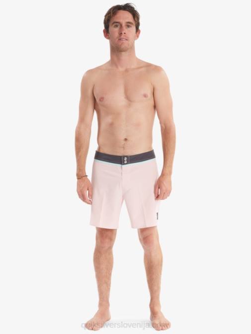 Quiksilver PJ4H1829 moški nežno roza reciklirane deske kratke hlače snap 17