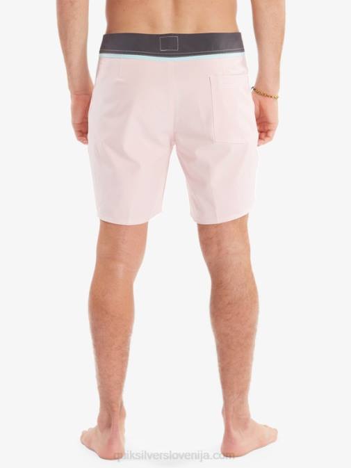 Quiksilver PJ4H1829 moški nežno roza reciklirane deske kratke hlače snap 17