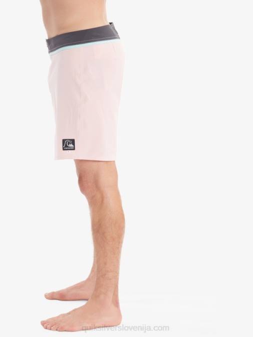 Quiksilver PJ4H1829 moški nežno roza reciklirane deske kratke hlače snap 17