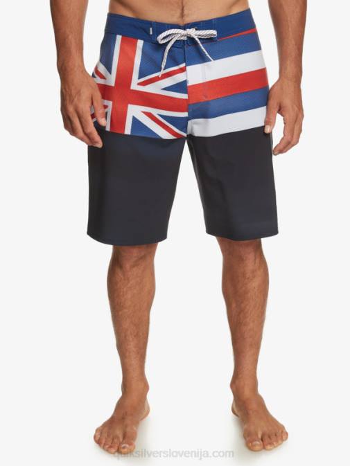 Quiksilver PJ4H182 moški mornarsko modri blazer deskarske hlače surfsilk hawaii pride 20