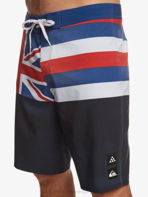 Quiksilver PJ4H182 moški mornarsko modri blazer deskarske hlače surfsilk hawaii pride 20