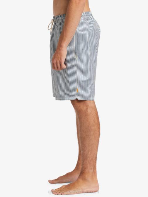 Quiksilver PJ4H1842 moški praporščak modra paluba waterman deck stripe 19 volleys
