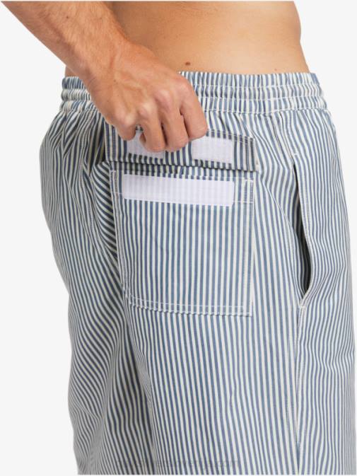 Quiksilver PJ4H1842 moški praporščak modra paluba waterman deck stripe 19 volleys
