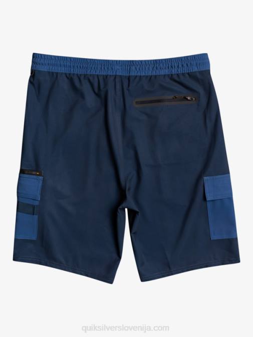 Quiksilver PJ4H1851 moški polnočna mornarica hibridne kratke hlače waterman seafaring amphibian 20