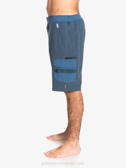 Quiksilver PJ4H1851 moški polnočna mornarica hibridne kratke hlače waterman seafaring amphibian 20