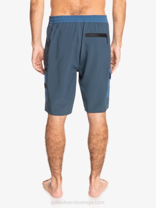 Quiksilver PJ4H1851 moški polnočna mornarica hibridne kratke hlače waterman seafaring amphibian 20