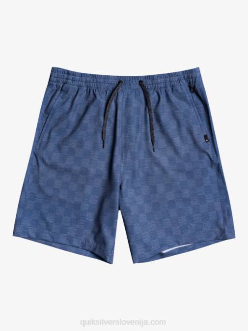 Quiksilver PJ4H1854 moški sargaško morje hlače za desko z elastiko karo 18 dvoživk