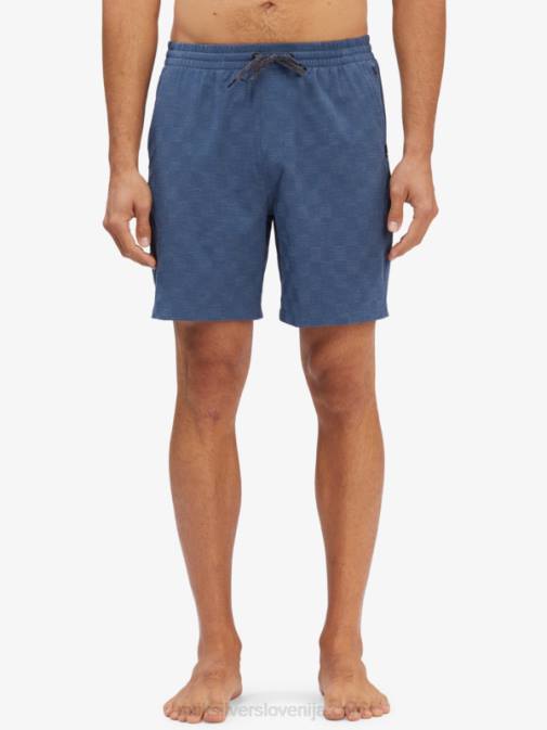 Quiksilver PJ4H1854 moški sargaško morje hlače za desko z elastiko karo 18 dvoživk