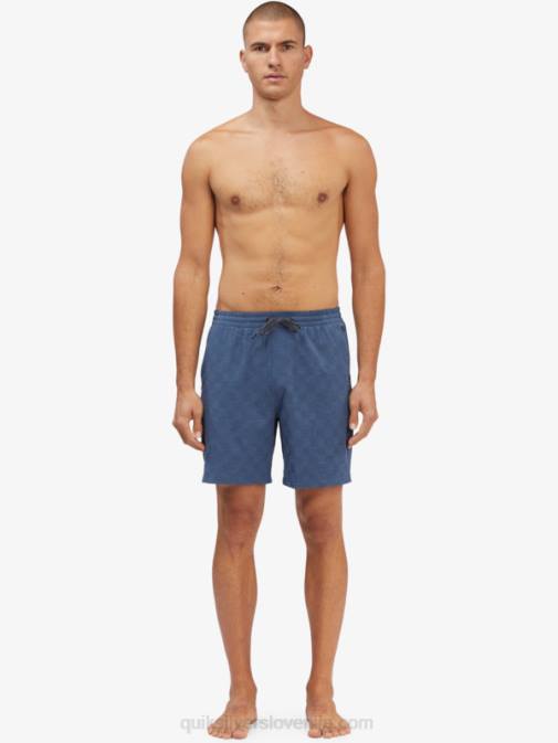 Quiksilver PJ4H1854 moški sargaško morje hlače za desko z elastiko karo 18 dvoživk