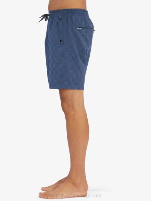 Quiksilver PJ4H1854 moški sargaško morje hlače za desko z elastiko karo 18 dvoživk